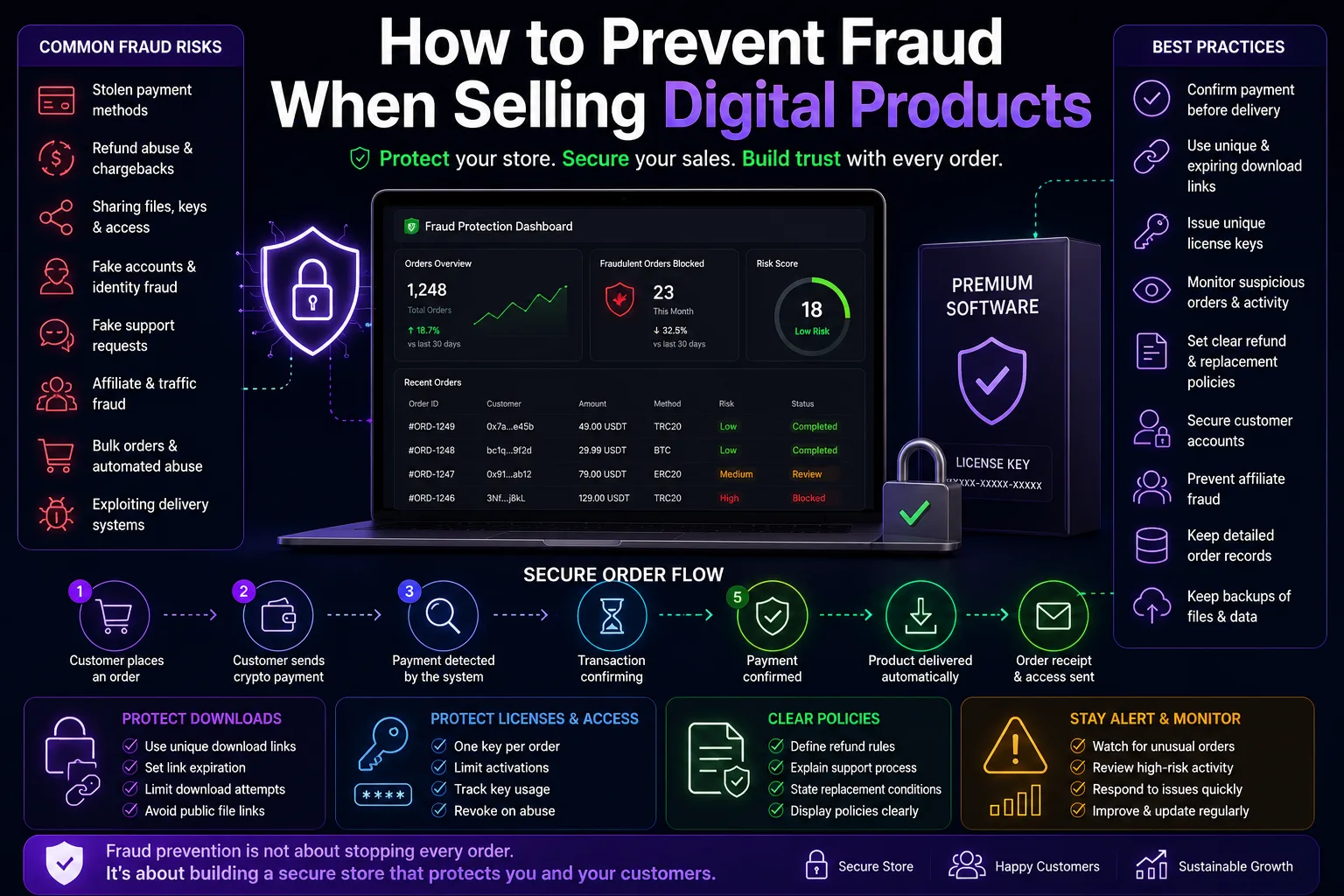 How to Prevent Fraud When Selling Digital Products