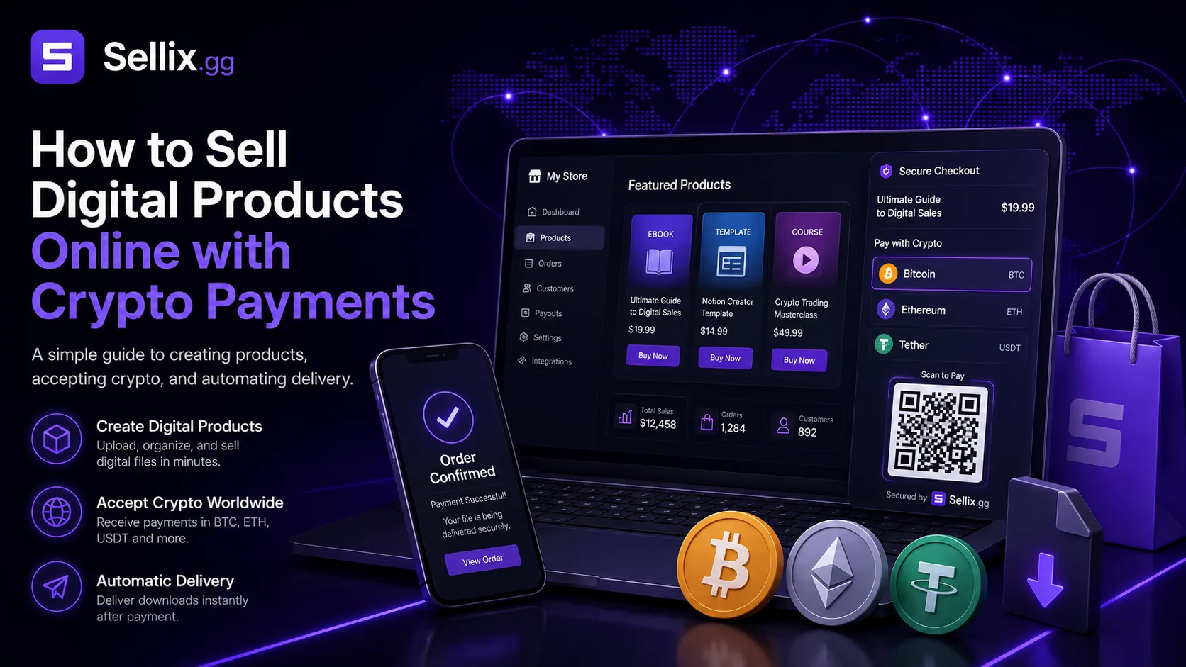 How to Sell Digital Products Online with Crypto Payments
